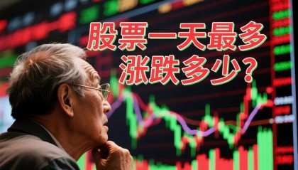 股票一天最多涨跌多少？