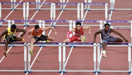 东京田径世锦赛-中国队110米栏三将止步半决赛